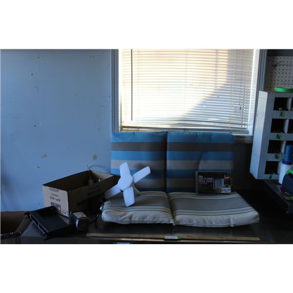 Lawn Furniture Cushions, Wall Pack LED Light, Folding Light, Floodlight, etc.