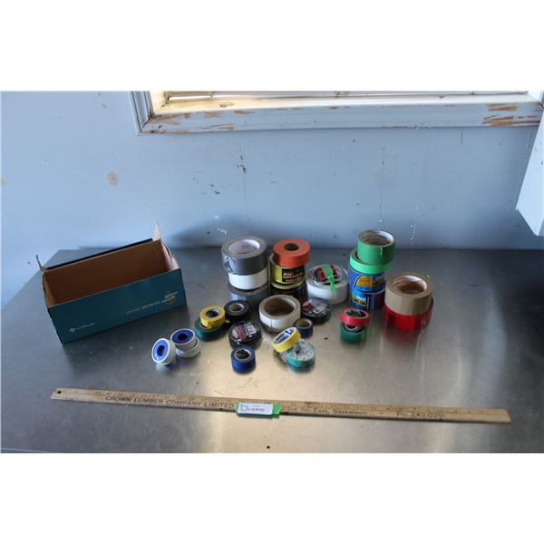 Duct Tape, Electrical Tape, Teflon Tape, etc.