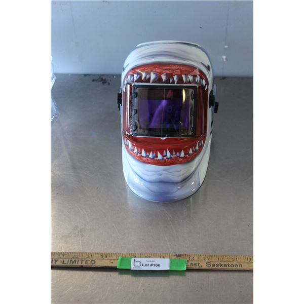 Auto-Darkening Welding Helmet - "Great White Shark"