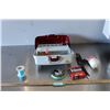 Image 1 : Tackle Box, Fishing Lures, Fishing Line, Knife