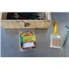 Image 3 : Paint Brush, Caliper, Cutting Chain, Screwdrivers, Bits, Wooden Box
