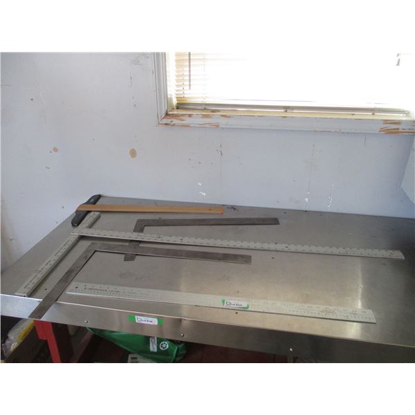 (2) T Squares, (2) Carpenter Squares