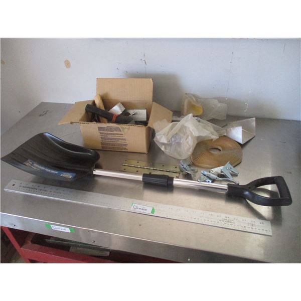 Extendable Snow Shovel, Hinge, Sealant, Gate Latches, Hardware, etc.
