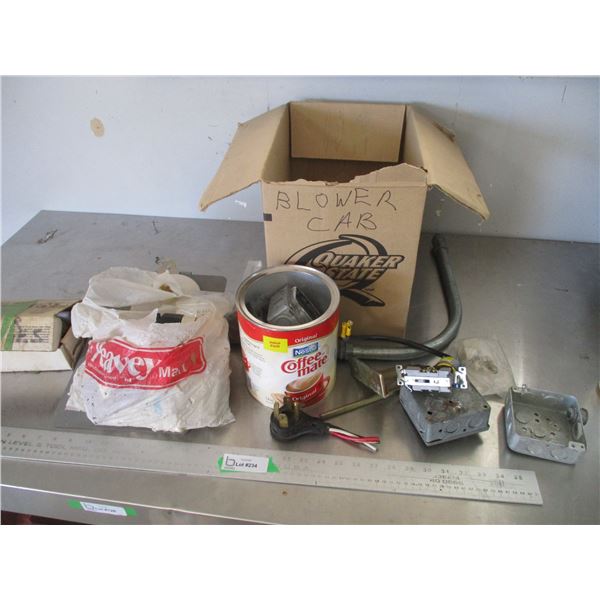 Conduit, Hinges, Switchplates, Electrical Hardware, etc.