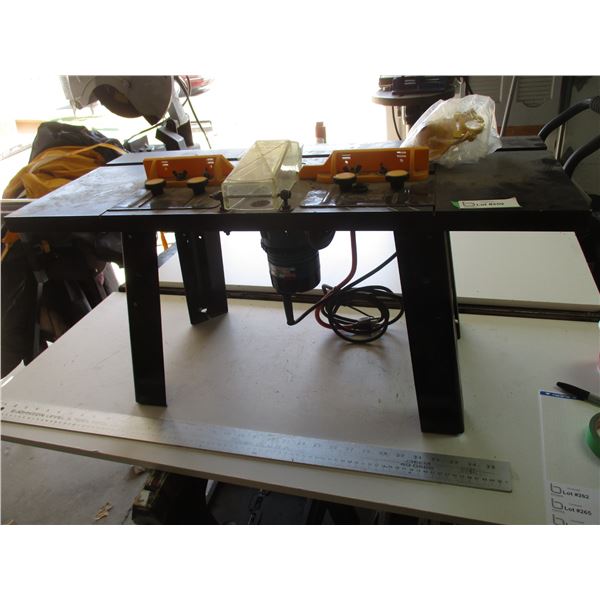 Makita Router, Wolfcraft Router Table