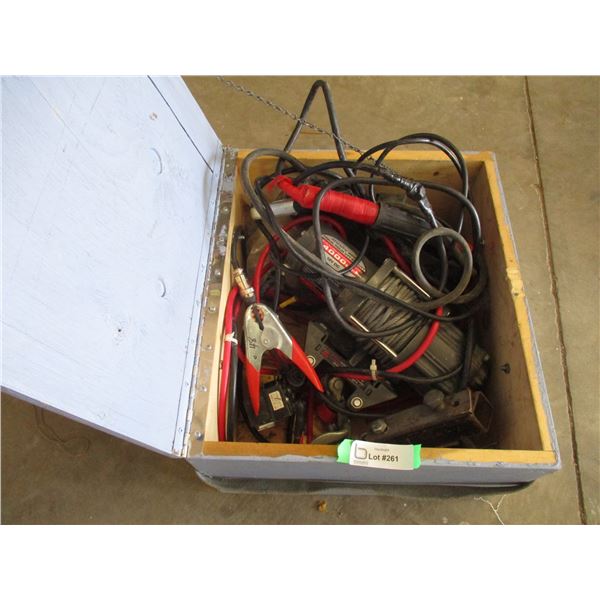 12 Volt Electric Winch - 4000 lbs. - With Storage Box