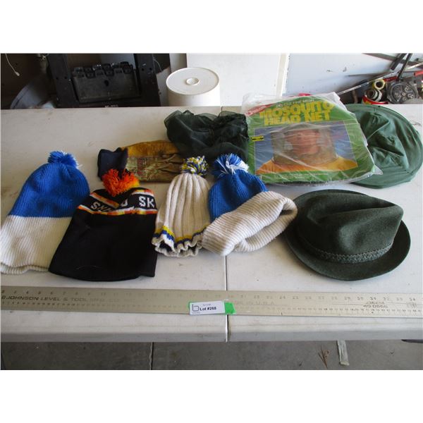 Skidoo Toque, Hat, Mosquito Head Nets, Toques, Gloves