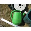 Image 3 : Green Tote, Garden Hoses, Watering Can, Bird House