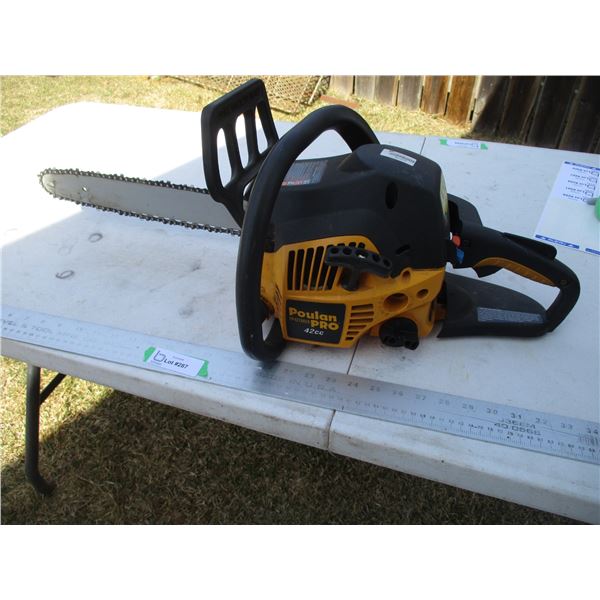 Poulan Pro 42 cc. Chainsaw