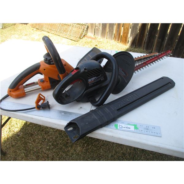 Worx Electric Hedge Trimmer, Craftsman Electric Hedge Trimmer - Damaged