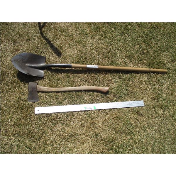 Long Handled Spade, Axe
