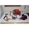 Image 1 : Scott Ski Goggles, Utility Knives, Black And Decker 18v Charger, Black and Decker Corded 1/2" Drill,