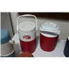 Image 2 : (3) Water Coolers - Gott, Rubbermaid, Coleman & (3) Thermos's