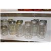 Image 4 : (34) Glass Sealers of Varying Sizes w/Few Lids & Rings