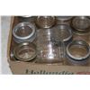 Image 2 : (16) Smaller \Glass Sealer Jars w/a Few Glass Lids & Rings