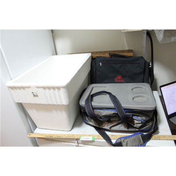 Broadstone Cooler Bag, Styrofoam Cooler & Kodiak Pathfinder Laptop Bag