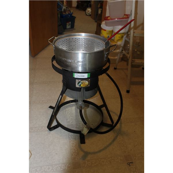 Bass Pro Shop Aluminium Fish Frier w/Basket
