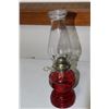 Image 2 : Clear Glass Oil Lamp