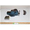 Image 1 : Small Vise, Shop Master 25' Tape Measure & Pencil Sharpener