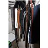Image 3 : (2) Vintage Vests (1-Insulated Reversable & 1-Denim Canadian Caribou XL), Various Leather Belts/Gun 