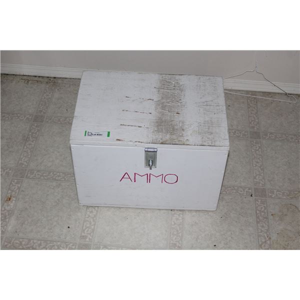 Wooden "AMMO" Box w/Handles