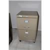 Image 1 : Rolling (2) Drawer Filing Cabinet