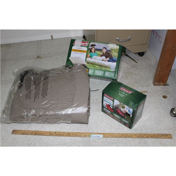 Coleman "Quickbed, Airbed" Double Single High & 4D Battery Powered Quick Pump