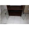 Image 2 : 18" deep x 26" wide x 32" High Cabinet w/Glass Doors, Extendable Side Shelf & Castors