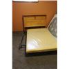 Image 1 : Wooden Headboard, Bed Frame & Hand Made Foamed Plywood Mattress Rest ( Mattress Optional)
