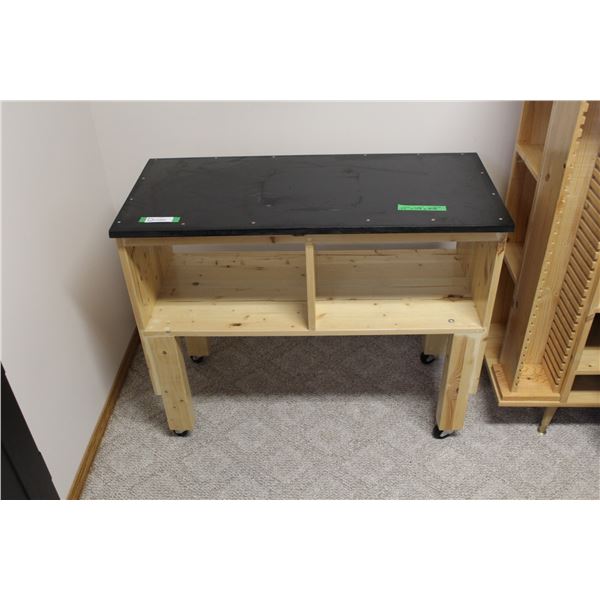 Handmade Wheeled Shelving Unit