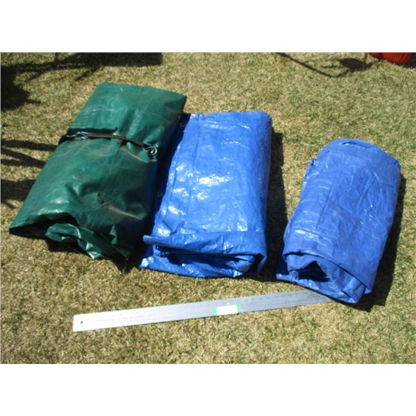 (3) Tarps, Tarp Strap