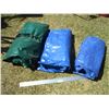 Image 1 : (3) Tarps, Tarp Strap