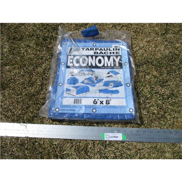 (1) New Tarp - 6' x 8'