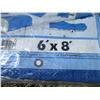 Image 3 : (1) New Tarp - 6' x 8'