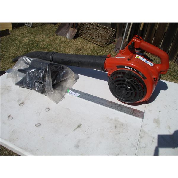 Echo Gas Powered Extendable Leaf Blower With Collector Bag