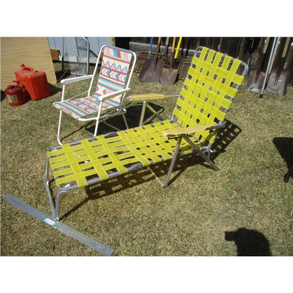 Lawn Chair Lounger, Lawn Chair