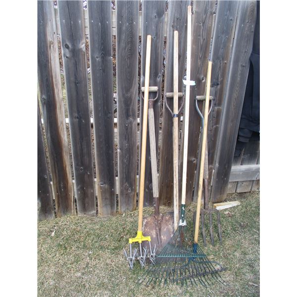 Garden Fork, Rakes, Shovel, Spade, Garden Weasel