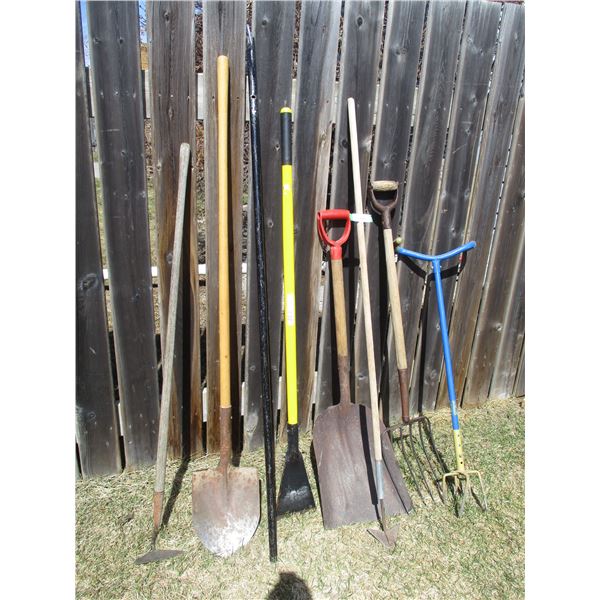 Garden Claw, Shovel, Hoe, Weeder, Long Handled Spade, Ice Chipper, Pitchfork, etc.