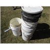 Image 3 : (10) Plastic Pails With Metal Handles