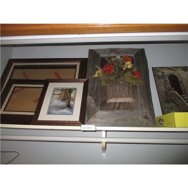 Picture Frames, Pictures, etc.