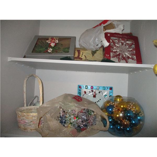 Ball Ornaments, Garlands, Baskets, Christmas Ornaments, Christmas Tree Top, etc.