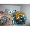 Image 2 : Ball Ornaments, Garlands, Baskets, Christmas Ornaments, Christmas Tree Top, etc.