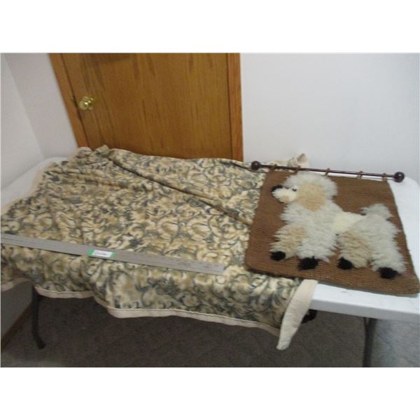 Blanket, Poodle Dog Wall Hanging