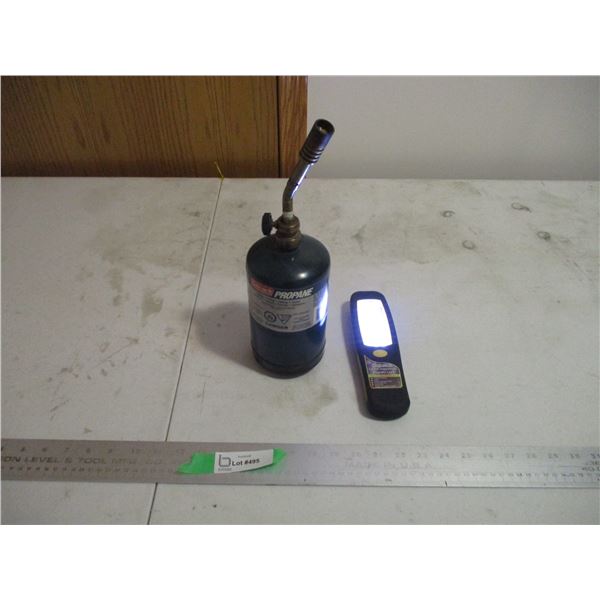 Coleman Propane Bottle & Torch; Magnetic Light