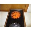 Image 2 : Decorative Wall Clock - Lake Scene - Battery Operated - 34" Long
