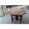Image 2 : Wooden Patio Table - 39" x 40"