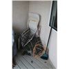 Image 1 : Lawn Chairs, Brooms, Door Mat, Extension Cord, etc.
