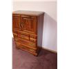 Image 3 : Wooden Chest of Drawers - 33" x 17" x 48"
