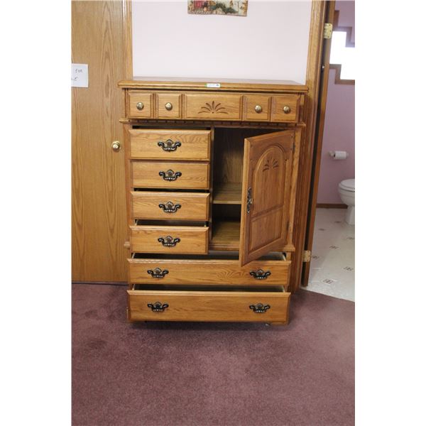 Wooden Chest of Drawers - 40" x 18" x 58"