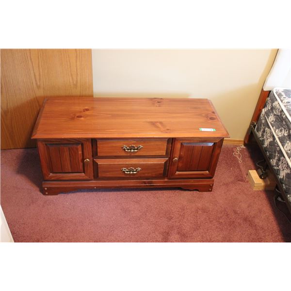 Wooden Storage Chest - 44" x 17" x 18"